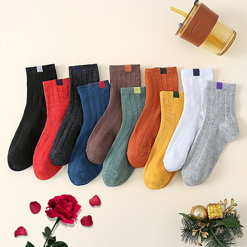 10pairs Men's Breathable Comfortable Socks