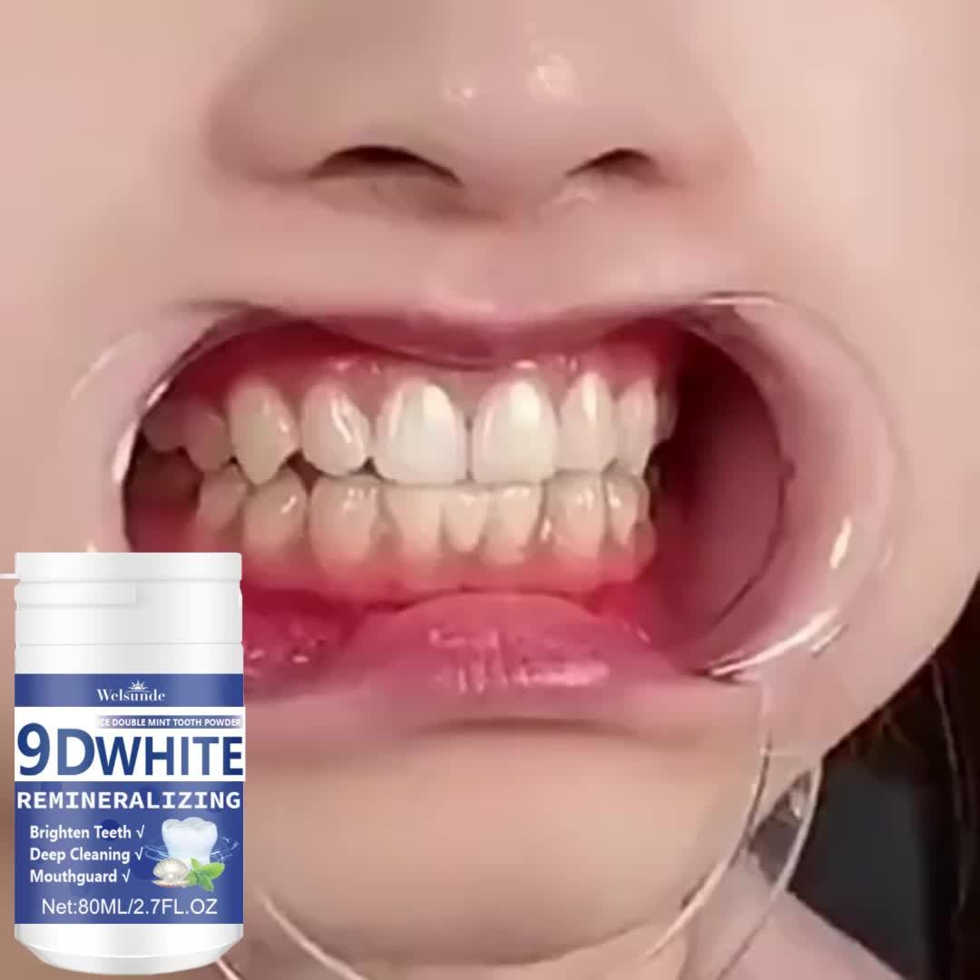 9D White Remineralizing Hydroxyapatite Tooth Powder | Deep Cleaning, Fresh Breath, Ideal for Oral Health & Hygiene - Perfect Gift for Women & Men - Image 12