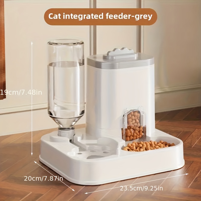 Two-in-One Automatic Pet Feeder and Water Dispenser for Cats and Dogs, Battery-Free, Durable PC Material with Integrated Bowl, Efficient Food and Water Distribution, Time-Saving and Easy to Clean, Perfect Gift for Cat and Dog Owners - Image 6