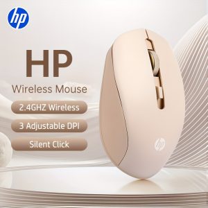 HP S1000 PLUS Wireless Mouse - Ultra-Slim, Adaptive Ergonomic Design, 2.4GHz Wireless Connectivity, 3 DPI Settings, Quiet Click, Plastic Body, Ambidextrous - Ideal for Gaming & Office Use, Mouse Movement Smoothness|Sleek Appearance|Wireless Connectivity