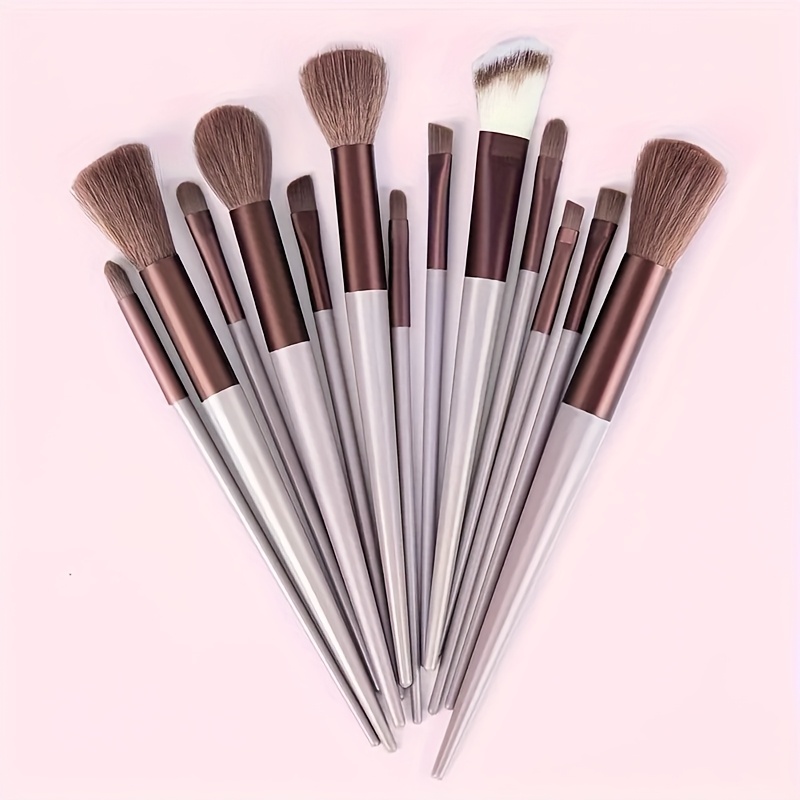 33pcs of professional makeup set include 13 makeup brushes, soft and fluffy professional foundation brushes, contour brushes, loose paints, eye shadow brushes, eyebrow brushes, basic high-value makeup tools - Image 7