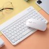 25.4 cm Mini Wireless Keyboard and Mouse Rechargeable Slim English Keyboard and mouse set for iPad Air Pro Tablet for Android Windows