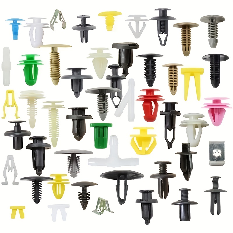 50/100/200/500pcs/Set Universal Plastic Clips for Car Fender Bumper Door Car Interior Hole Lining Panel Retainer Push Clips Random Style