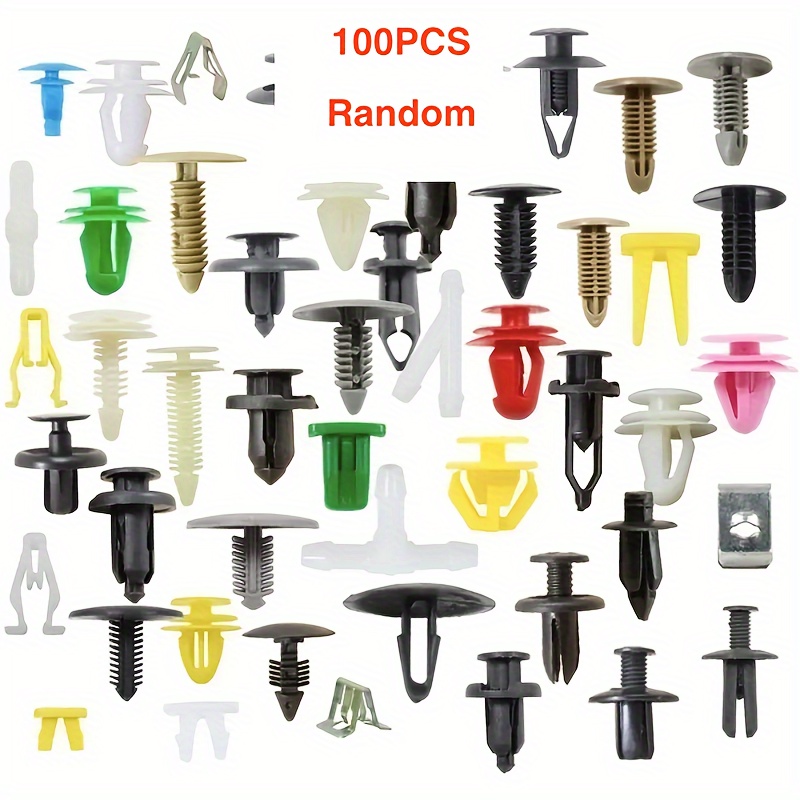 50/100/200/500pcs/Set Universal Plastic Clips for Car Fender Bumper Door Car Interior Hole Lining Panel Retainer Push Clips Random Style - Image 4