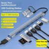 1-to-7 USB Hub, High-Speed Connection with No Delay, 7-in-2 Fast USB 3.0 Expansion Hub