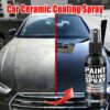 Car Paint Crystal Coating Spray - Automotive Crystal Coating Spray, Paint Brightening & Restoring Agent, Single-Coat Application, Quickly Enhances Gloss, Instantly Restores Paint to a Mirror-Like Finish, High-Gloss Long-Lasting Protective Coating