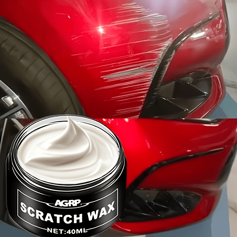 Car Scratch Remover, with Polishing Cloth, Repairing Minor Scratches on Bumpers, Stone Chips, Etc., Suitable for All Common Car Paint Colors